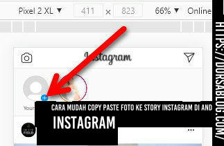 Cara Mudah Copy Paste Foto ke Story Instagram di Android